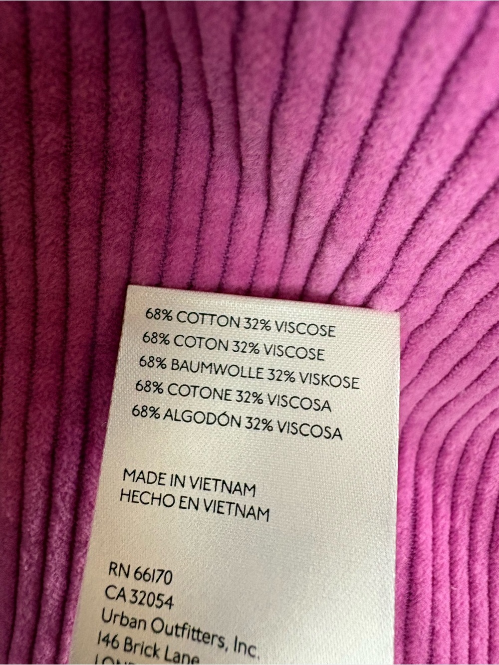 Free People Just My Type Dress tunic purple/pink corduroy dress size M - Picture 8 of 9